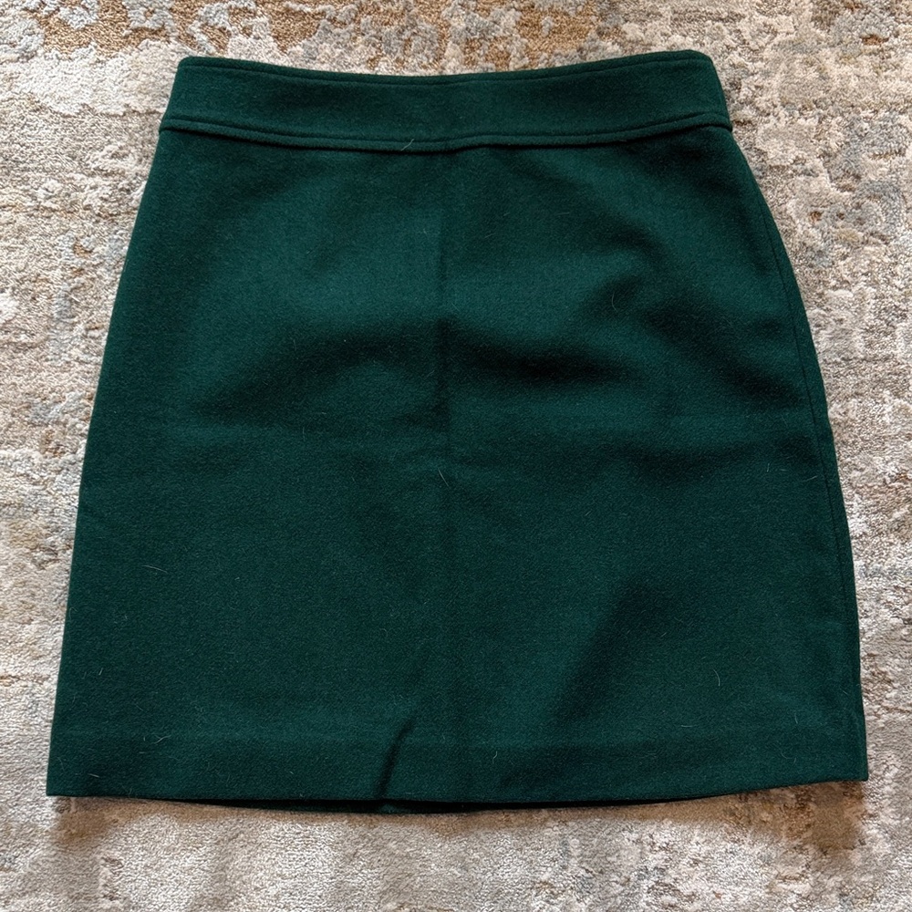 J Crew Women’s Elegant Pencil Green Women's Skirt